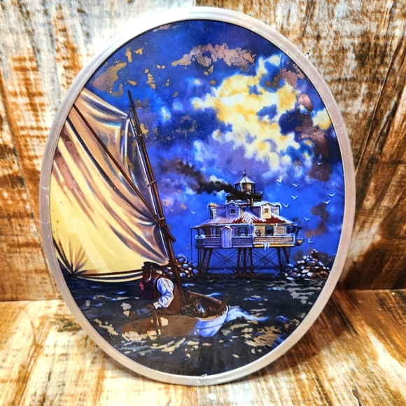 Accents Glassmasters Return Of The Keeper Man On Sail Boat Sea